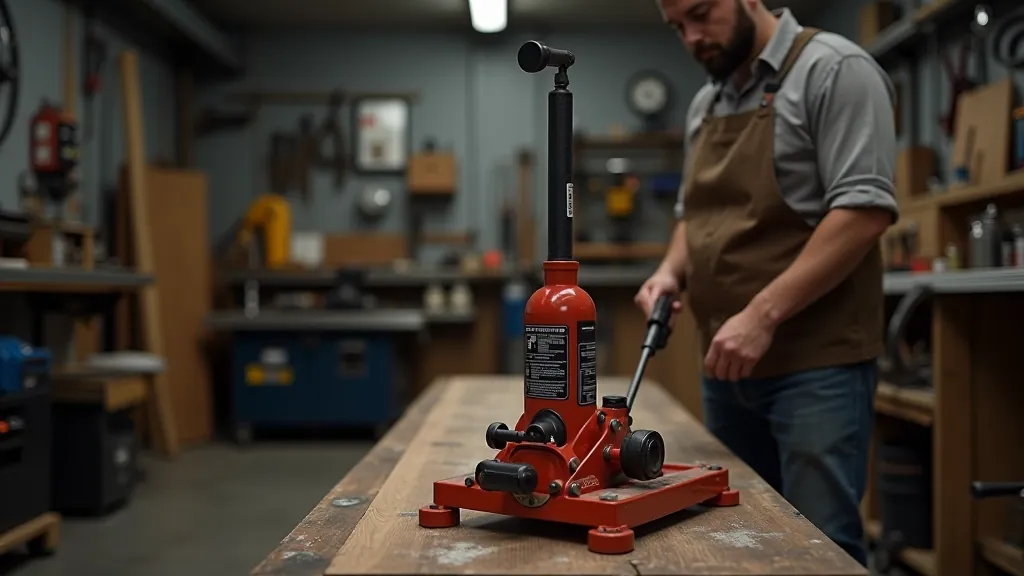 Hydraulický zvedák a těžké vybavení